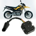 thumbnail image 3 of Regulator Rectifier, Shockproof 12V Voltage Regulator Rectifier Stable Voltage Precise Adequate Fuel Combustion  For Motorbike, 3 of 8