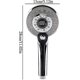 thumbnail image 3 of Led Shower Head, 3 Colors Led Shower Head Temperature Control Hand Shower With Digital Temperature Display Water Saving 3 Modes Shower, 3 of 5