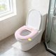 thumbnail image 4 of Funda de Asiento de Inodoro Acolchada, Almohadilla Calefactora Suave, Cojín para Retrete Lavable con Cremallera, 43 x 38 cm, Gris, Rosa, Amarillo, Verde para Hogar, Viaje, 4 of 6