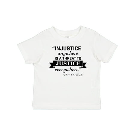 

Inktastic Injustice Anywhere is a Threat to Justice Everywhere- Martin Luther King Jr. Gift Baby Boy or Baby Girl T-Shirt