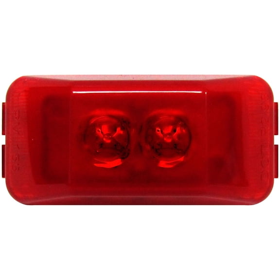 Peterson 153R Led Marker/ Clearance P2 Rectangular 2.50in.X1.21in. Red, Poly Bag