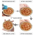 thumbnail image 2 of XDDJA Food Pizza Burrito Set of 6 Round Coaster for Drinks, Absorbent Ceramic Stone Coasters Cup Mat with Cork Base for Home Kitchen Room Coffee Table Bar Decor, 2 of 5