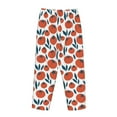 thumbnail image 5 of Xecao Hand Drawn Tomatoes Women's Straight Lounge Pajama Pants: The Epitome of Relaxed Sleepwear, 5 of 9