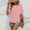 Pink, variant on Oversized Tshirts for Women Boxy Tee Shirts Plain Workout Tops Drop Shoulder Tops Plus Size Tops Crewneck Basics Casual Work Tees Loose Tshirts for Women Dark Gray L