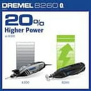 Dremel 8260 12VLi-Ion Variable Speed Cordless Smart Rotary Tool with Brushless Motor, 5 accessories, 3Ah Battery, Charger, Tool Bag