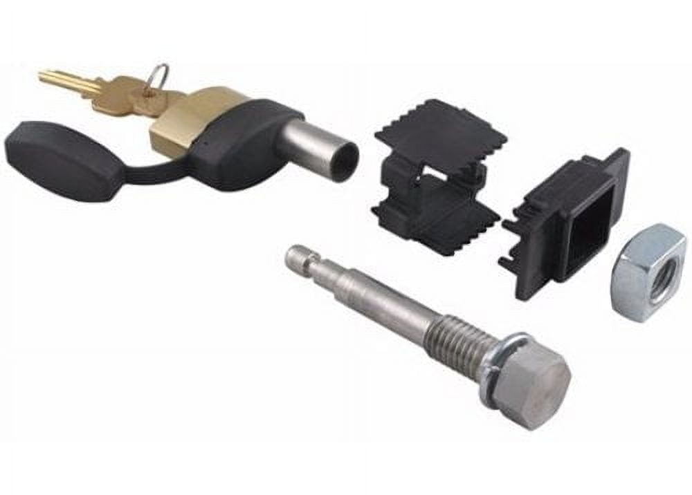 Quiet Ride Locking Tightening Hitch Pin; Anti-Rattle for Receiver Hitches, Bike Racks, or Boat Trailers; Silence the "clanking" noise that occurs while towing (25219)