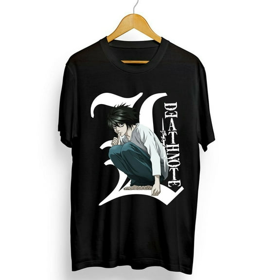 Death Note L New shirt,2022 Graphic Anime T-Shirt Size S to 5XL