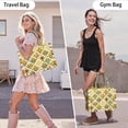 thumbnail image 6 of Large Capacity Tote Bag,Sunflower Checkered Pattern Handbag Fashion Luxury Tote Bag,15.7"x13"x 5.1" Inches,Laptop Compatible, 6 of 6
