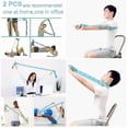 thumbnail image 2 of 26-27 Stretching Straps Hamstring Stretcher Device Elastic Exercise Band Yoga Mat Carrying Straps Leg Exercise Equipme, 2 of 5