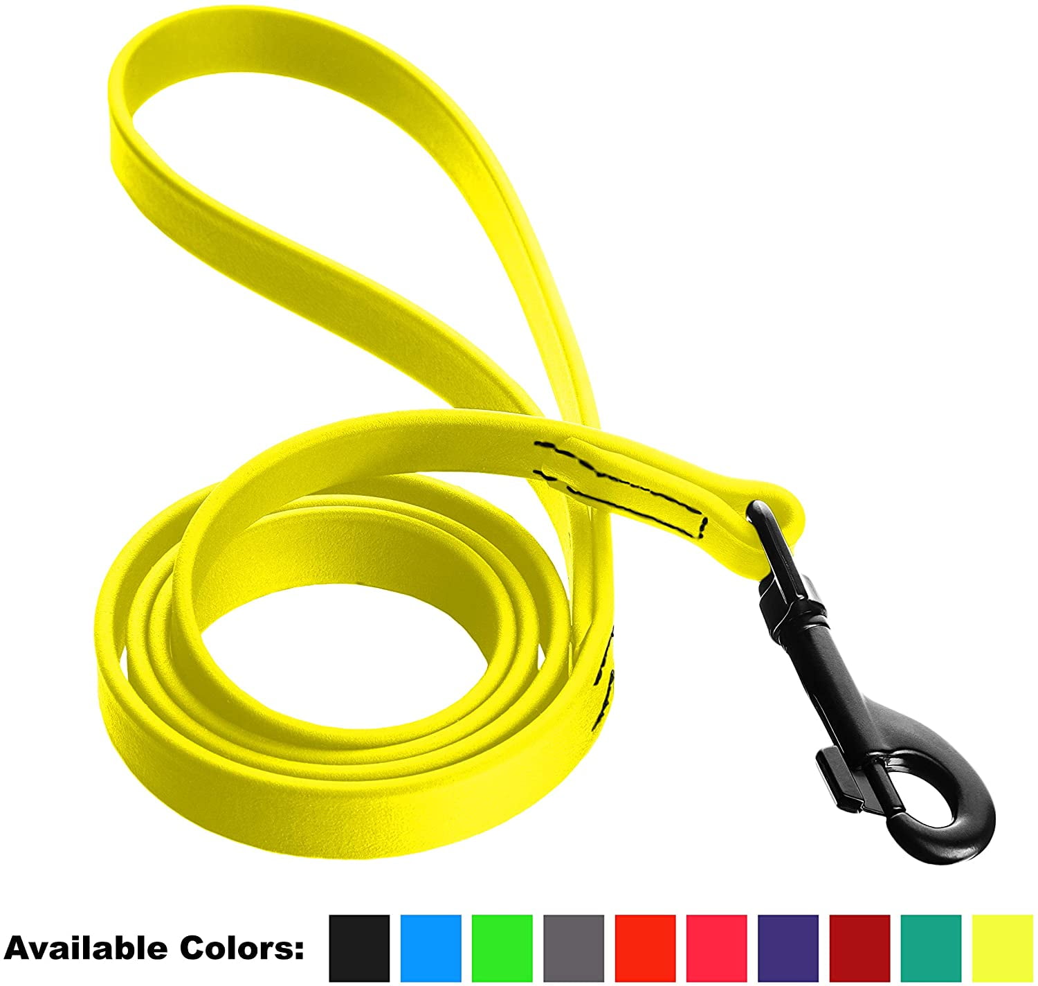 DogLine Biothane Waterproof Dog Leash Strong Coated Nylon bing