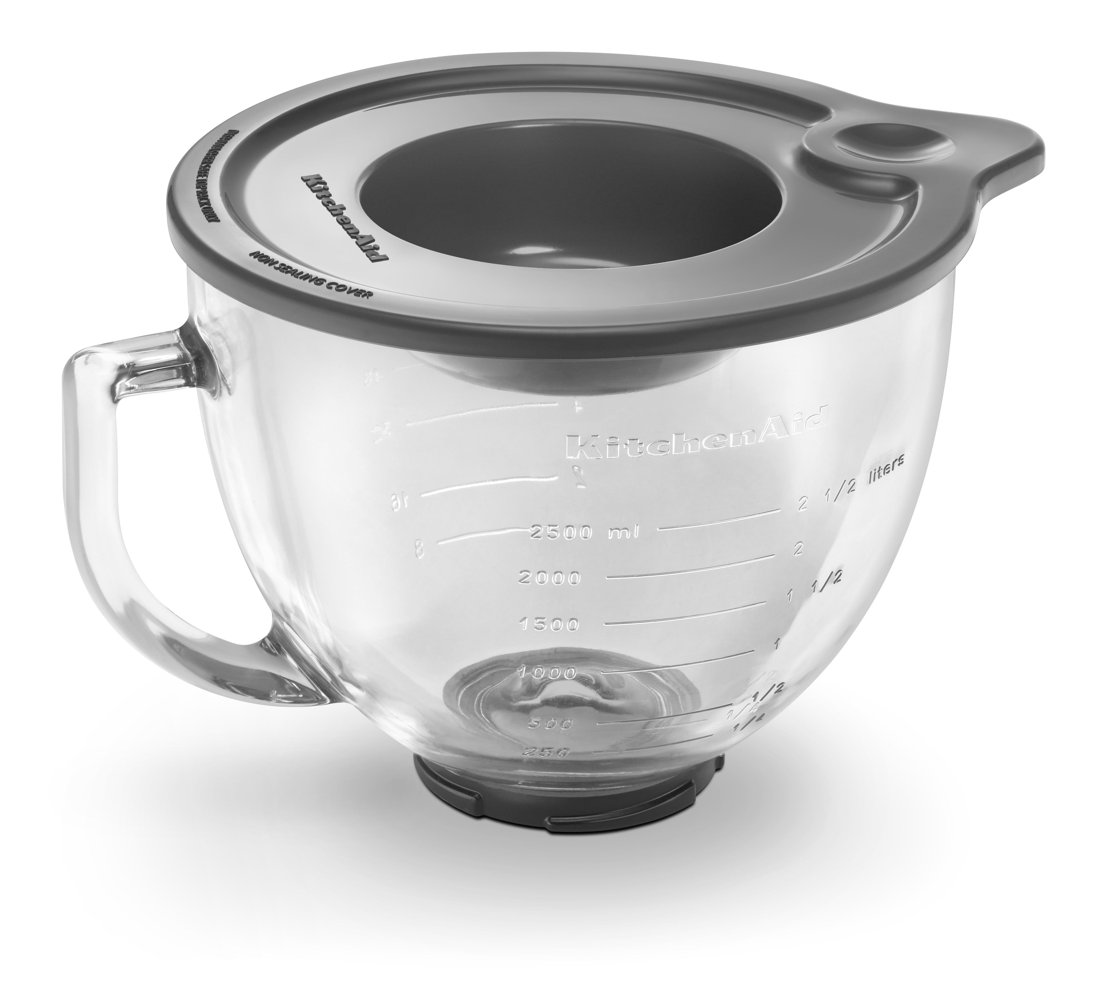 Glass Mixer Bowl for Kitchenaid 4.5-5QT Tilt-Head Stand Mixer, 5 Quart  Glass Bowl with Refrigerator & DishMeasurement Markings, - AliExpress