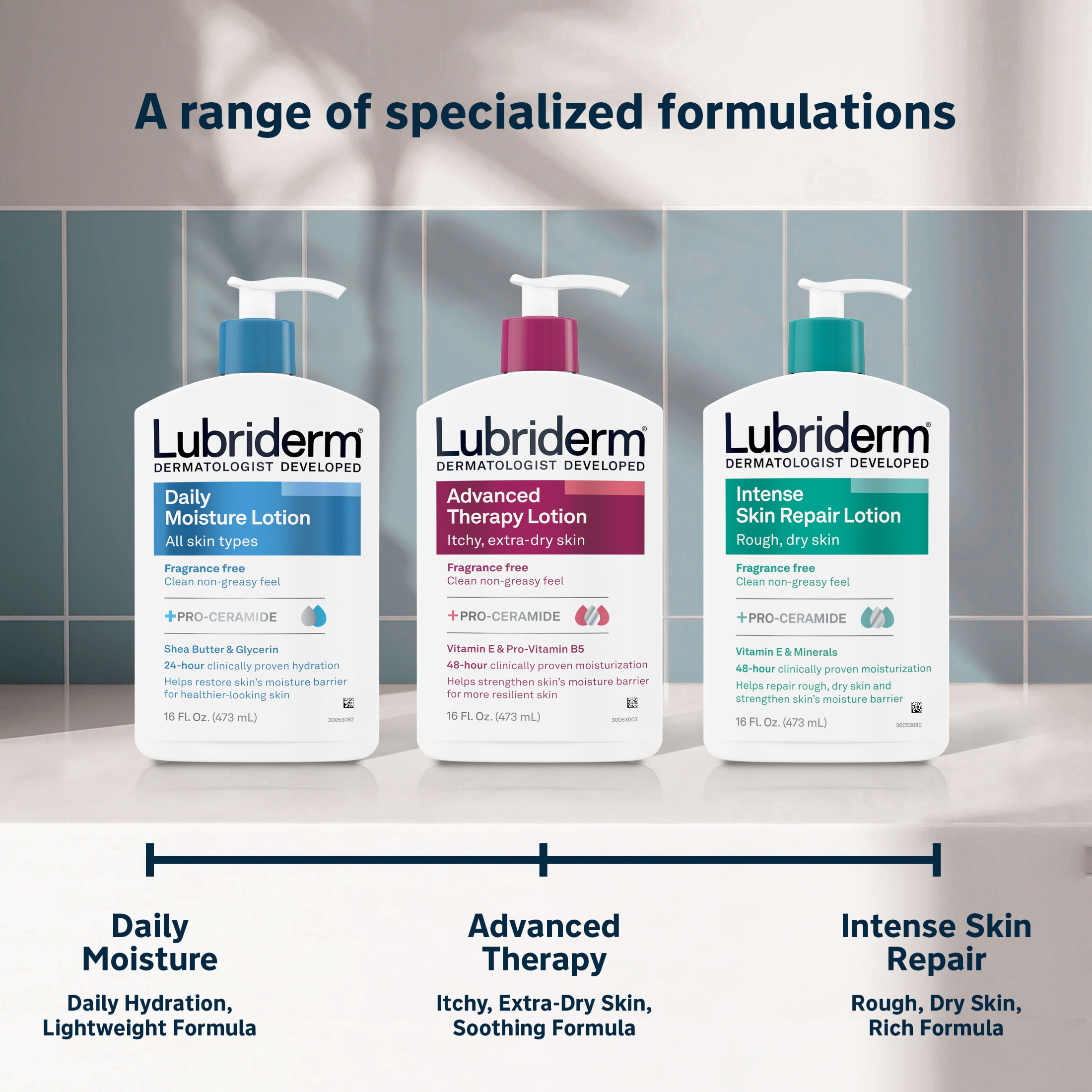 Lubriderm Advanced Therapy Fragrance-Free Lotion, 24 fl oz photo 7