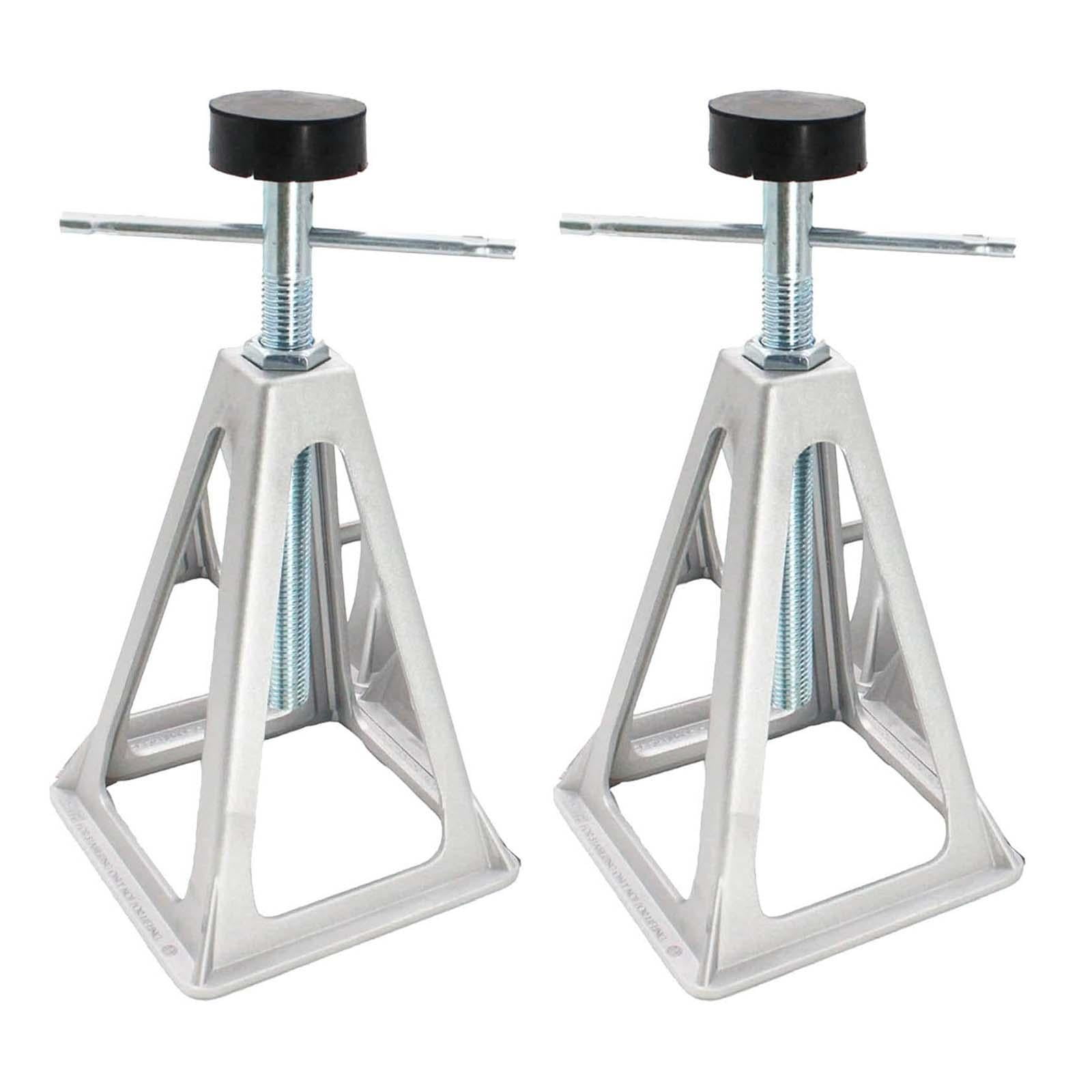 Wzmzjy Jack Stands Leveling Jacks Accessories Aluminum Alloy Adjustable Height Aluminum 2pcs