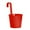 Red, variant on Wovilon Storage Bags Color Flower Bucket Tin Hanging Bucket Green Plant Flower Container Home Balcony Hanging Bucket
