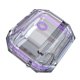 thumbnail image 3 of unbranded Transparente Y Resistente Para Auriculares Morada Con Recorte Para Carga Sin Retirar Estuche, 3 of 8