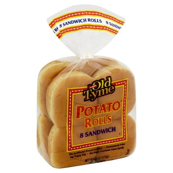 Schmidt Old Tyme Sandwich Potato Rolls, 8 count, 15 oz