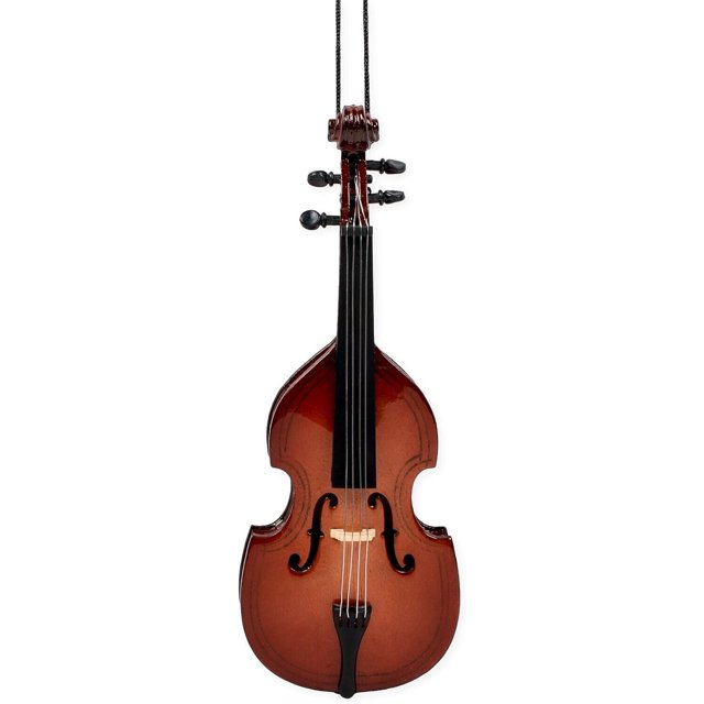 Realistic UPRIGHT BASS Musical Instrument Christmas Ornament by