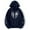 Navy, variant on Lilgiuy Womens Heart Print Gothic Style Long Sleeve Hoodlies Zipper Thermal Hoodie With Cropped Zip Up Women Coat Fall Clothes for 2022 Spring Winter
