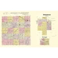 thumbnail image 3 of Everts 14x10 Black Modern Framed Museum Art Print Titled - Osborne Kansas - Everts 1887, 3 of 5