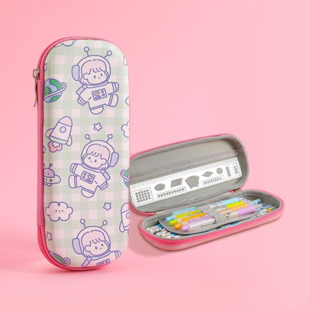 Estuches de lápices kawaii para la escuela, estuche de lápices rosa de gran capacidad, penden zak plumier scolaire fille estojo escola rabbit penbox