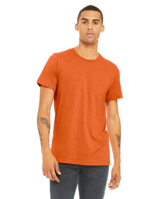 bella canvas heather orange