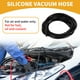 thumbnail image 2 of 1pc Manguera de vacío de silicona de 130PSI máxima presión para Chevrolet, Buick y Lincoln, línea de vacío automotriz de silicona negra, 20FT, 1/4" 6mm ID, 2mm ID, 2mm de grosor, 2 of 8
