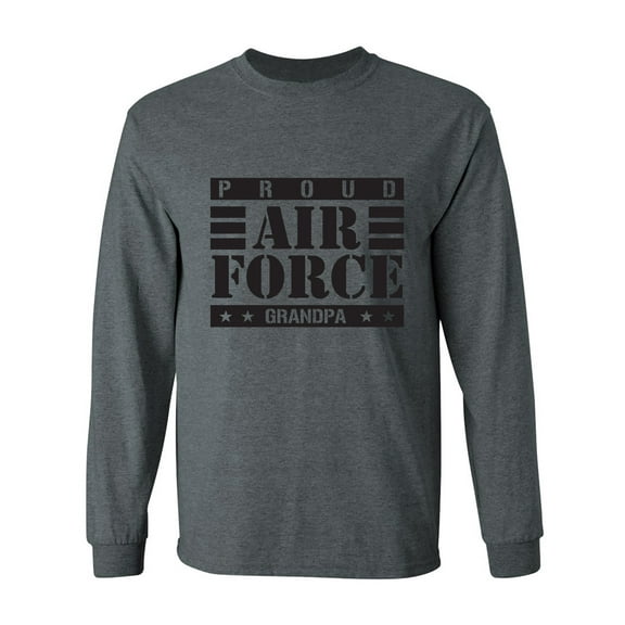 Proud Air Force Grandpa Adult Long Sleeve T-shirt