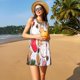 thumbnail image 3 of Fotbe Christmas Gingerbread Cookies Vestido de Verano sin Mangas para Mujer – Vestido Midi Línea A, Estilo Camiseta Floral, Vestido Playero Casual y Fluido, 3 of 7