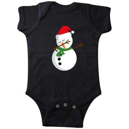 

Inktastic Dabbing Snowman Gift Baby Boy or Baby Girl Bodysuit