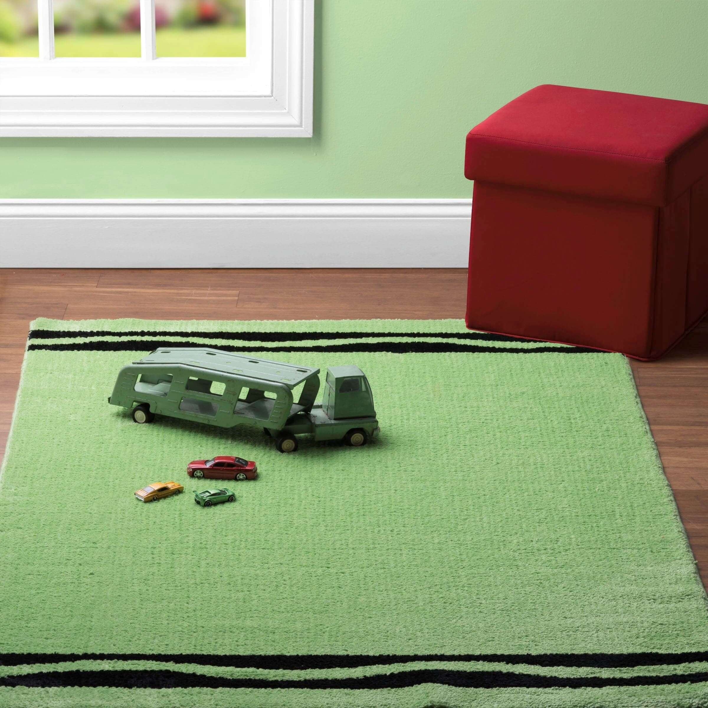 Crayola Blue Berry Blue Area Rug