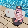 thumbnail image 3 of Psesaysky Boys Girls Flip Flops Sandals Pink Axolotl Print Water Park Summer Beach Swim Pool Shoes for Kids Indoor and Outdoor Size 13.5, 3 of 7