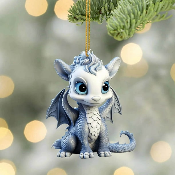 1 Adorno Navideño para Árbol de Navidad 2024, Acrílico, para Colgar En El Árbol, Fiestas, Coches, Decoración Del Hogar.
