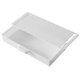 thumbnail image 1 of Abs Under Desk Drawer Organizer Storage Box for Office Pen Holder White, 1 of 9
