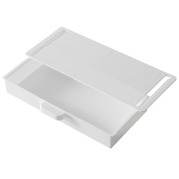 1Pc Under Table Desk Drawer Storage Organizer, Attachable Under Desk Storage Drawer, Adhesive Under Desk Pencil Drawer Slide Out
