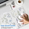 thumbnail image 4 of Mini Floral Flower Mouse Pad - Computer Mousepad with Non-Slip Rubber Base & Smooth Surface, Superb Tracking Accuracy, Ideal for Home, Office & Gaming, 31.5x11.8 Inches - Amp Up Your Work Efficiency, 4 of 7