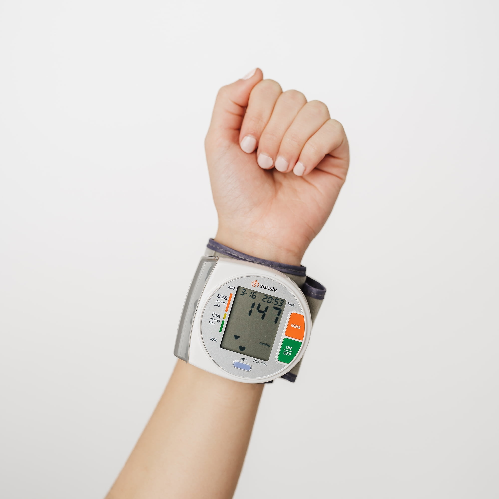 Sensiv Wrist Digital Blood Pressure Monitor 1 Each