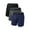 3C-Multi-color, variant on ANLIQI Mens Underwear Soft Bamboo Rayon Boxer Briefs Breathable Open Fly Underwear Multipack(Black&Navy Blue&Dark Grey,L)