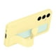 thumbnail image 4 of Funda de silicona para teléfono Samsung Galaxy S24 FE con agarre y soporte, color amarillo, 4 of 9
