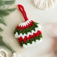 thumbnail image 2 of Bolsas de Regalo de Navidad Decoración de Regalo de Navidad Hecha a Mano de Punto Decoración de Navidad Copo de Nieve Llavero de Santa Claus Calcetines de Lana de Navidad Decoraciones de Navidad para, 2 of 6