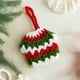 thumbnail image 1 of xihome Adornos navideños tejidos a mano: Copo de nieve, Pap Noel, llavero, calcetines de lana, decoracin navideña para fiestas y hogar., 1 of 6