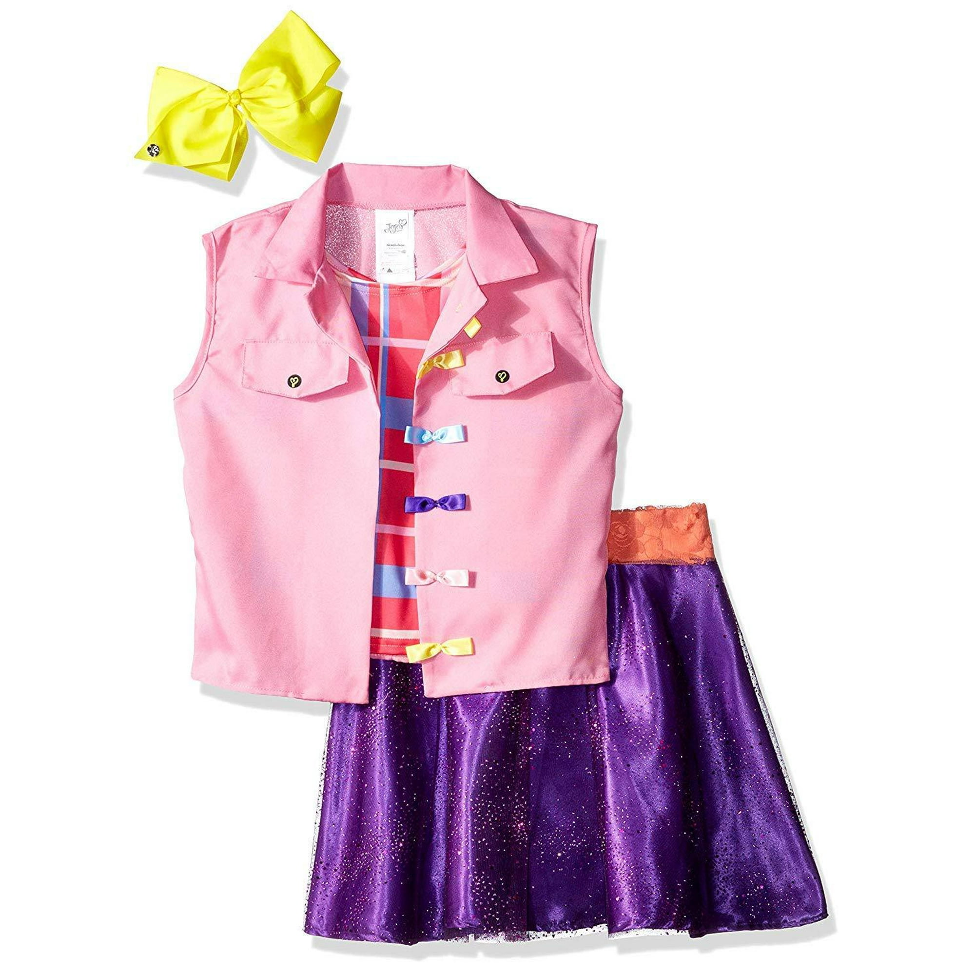 Rubie s JoJo Siwa Boomerang Music Video Outfit Costume Multicolor Small Walmart