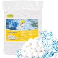 thumbnail image 1 of 500g Filter Balls,Pool Filter Balls,Reusable,Fiber Filter Media, 1 of 3