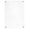 thumbnail image 1 of OFFIGAM Acrylic Photo Frame White Clear Desktop Stand for Office Home Certificate and Photo Display, 1 of 8