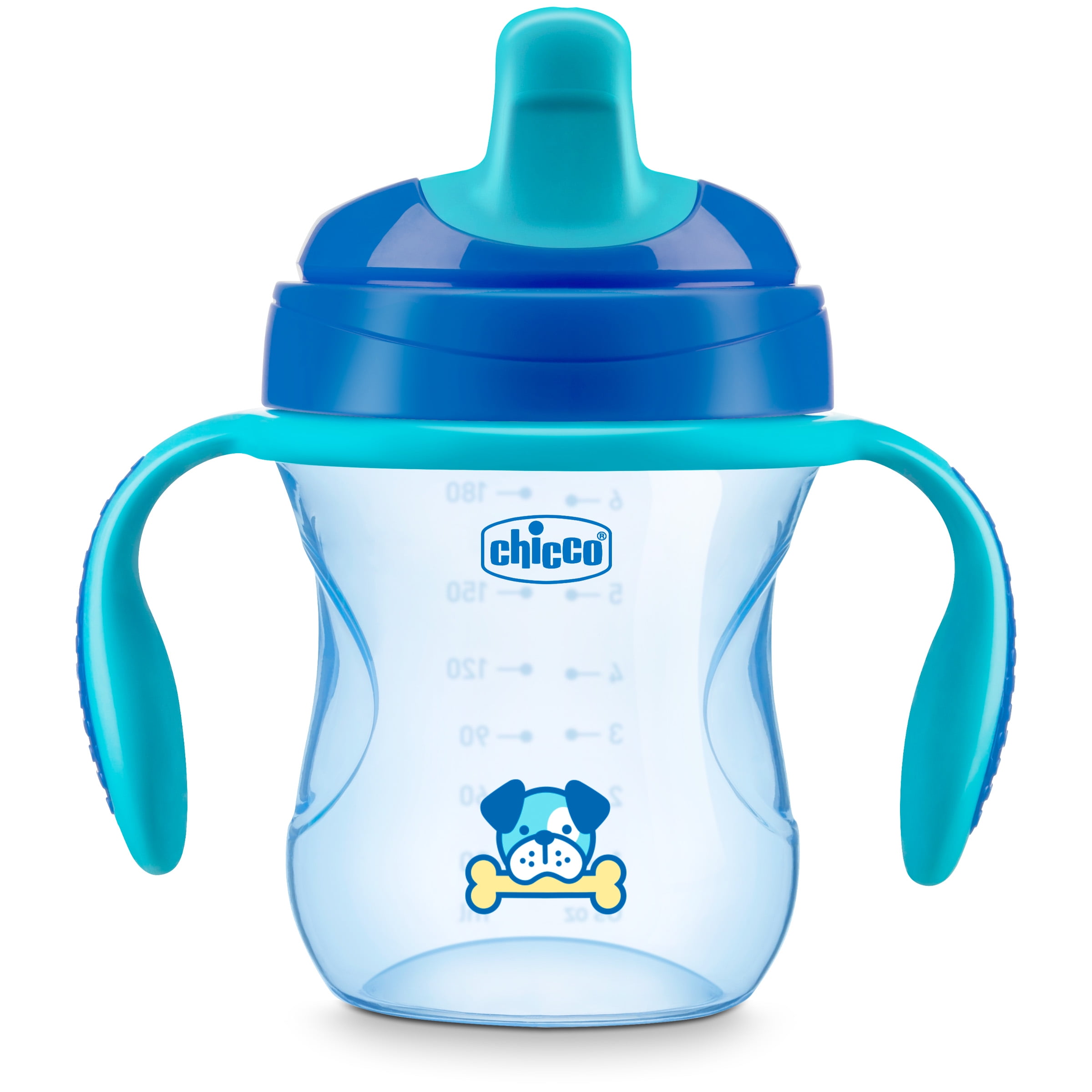 Chicco 7oz. SemiSoft Spout Trainer Sippy Cup, 6m+, Single Pack Blue