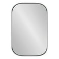 thumbnail image 2 of Kate and Laurel Rollo Decorative Framed Wall Mirror, Black 20x30, 2 of 8