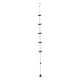 thumbnail image 1 of Cadena de de metal de 99,6 pulgadas de largo para drenaje de aleros, colector de agua decorativo, reemplazo para bajantes, patios, techos,, 1 of 8