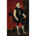 thumbnail image 2 of Workshop of Peter Paul Rubens 11x14 Gold Ornate Wood Frame and Double Matted Museum Art Print Titled - Portrait of Archduke Albrecht VII of Austria, 2 of 4
