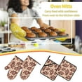 thumbnail image 5 of Naloa Snake Oven Mitts and Pot Holders 4 pcs Set, Cooking Baking Grilling Kitchen Oven Glove for Cooking, 5 of 6
