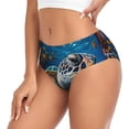 thumbnail image 2 of Balery Ocean Coral Turtle Ropa Interior de Algodón para Mujer con Dibujo – Braguitas Cómodas y Elásticas, Estilo Clásico-Medium, 2 of 6