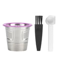 thumbnail image 1 of Capsule de café, accessoires durables de Machine à café de tasse de Capsule de café d'acier inoxydable d'argent lourd, 1 of 8